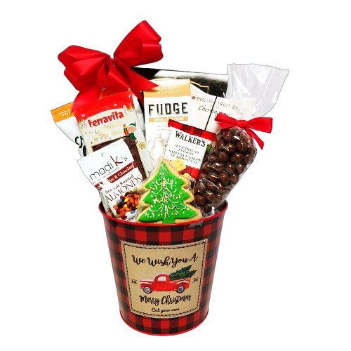 We Wish You a Merry Christmas Gift Basket – Baskets and Blooms For You ...