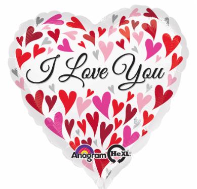 "I Love You" Balloon - Baskets and Blooms For You Ottawa