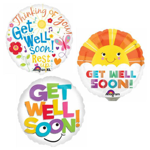 Get Well Soon Balloon - Baskets and Blooms For You Ottawa